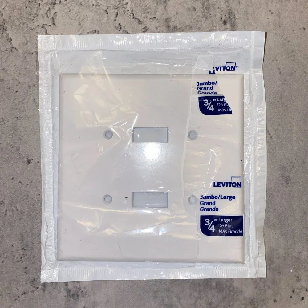 Leviton Jumbo Wall Outlet Plate Cover